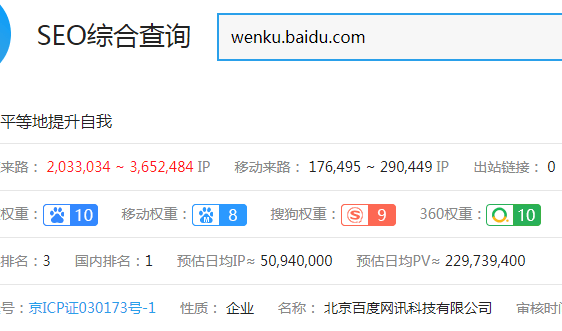 百度文库流量分析